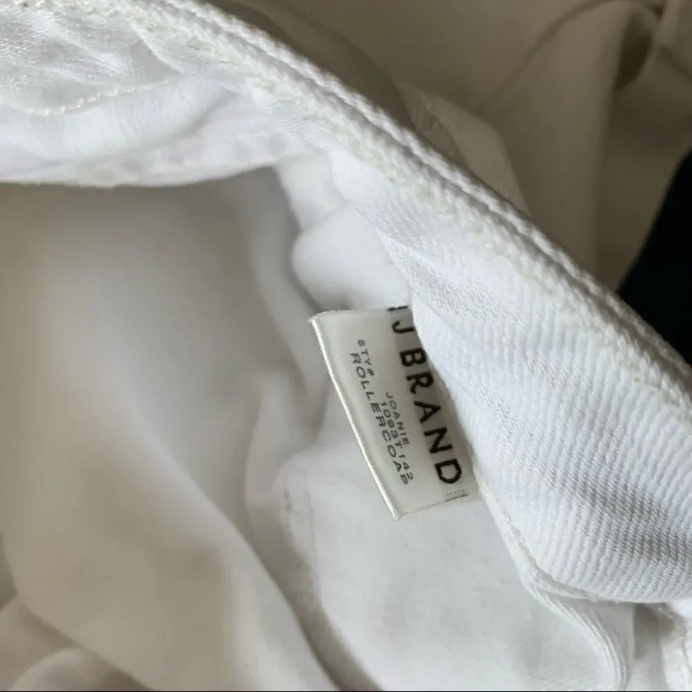 J BRAND WHITE DENIM SHORTS
